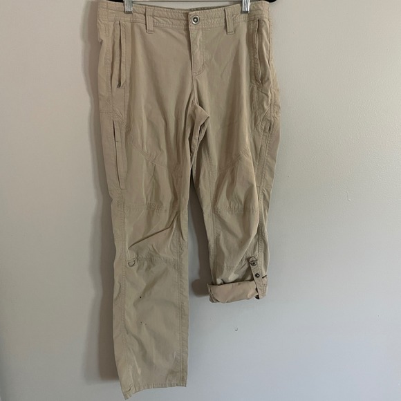 Kuhl Pants - Kuhl Splash Roll-Up Pants Womens 8 Reg‎ Tan Hiking Utility Gorpcore